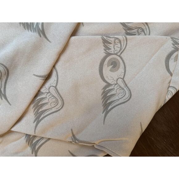 Von Dutch Hoodie Mens Small Beige Tan Pullover Fleece Winged Eyeball AOP Graphic - Picture 8 of 9